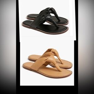 J.Crew factory Knotted thong sandals